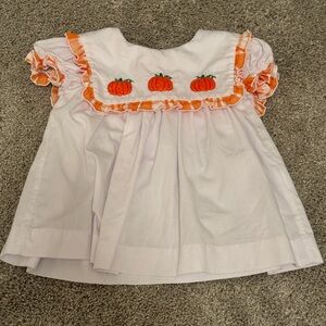 Smocked shirt - Fall theme